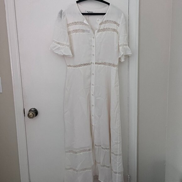 Reformation Woodson Dress (Sz 10) - Picture 4 of 7